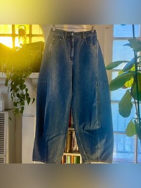 Tibi Denim Wash Sid Jeans